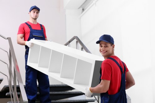 Commercial removal team supporting a workplace relocation