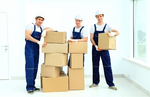 Careful packing of household items for a local move in Hounslow
