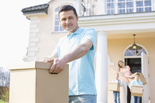 Careful loading and unloading during a home relocation in Hounslow