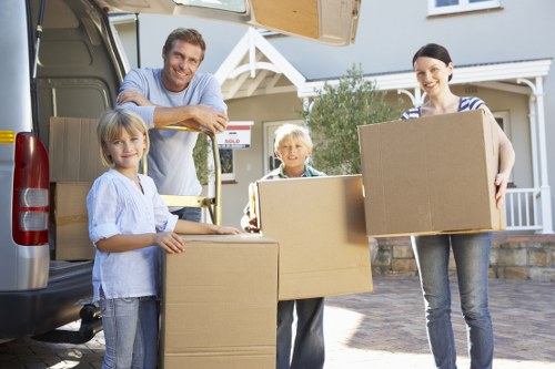 Removal van in Hounslow completing a safe and organised relocation