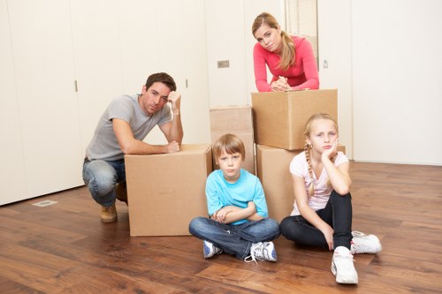 Movers handling access and loading for a commercial property in Hounslow