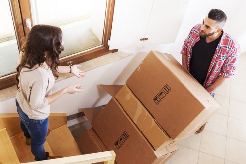 Student and same-day moving options using a removal van