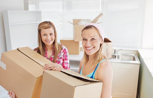 Careful loading of furniture and boxes for a Hounslow home relocation
