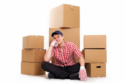 Careful handling of an upright piano during a local relocation